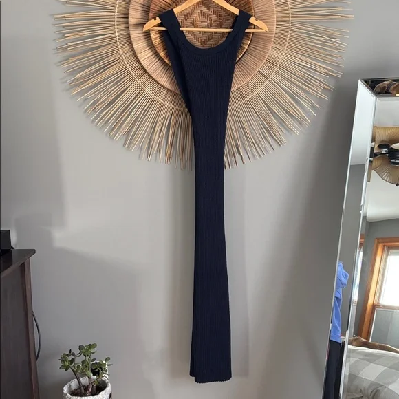 Anthropologie maxi dress xs navy - Picture 2 of 6